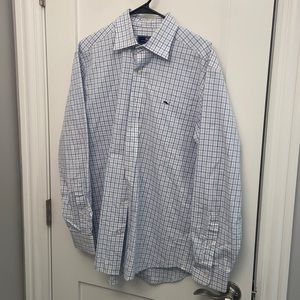 Vineyard Vines Classic Fit Whale Shirt (Size M; White)